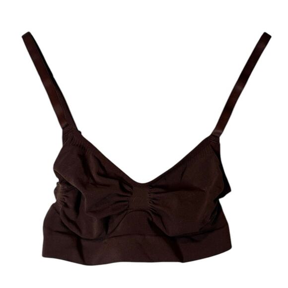 Skims Seamless Sculpt Bralette Espresso Brown Small / Medium Slimming Shapewear - Picture 5 of 8